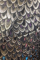 Load image into Gallery viewer, Golden Jacquard Shawl Lapel Men's Blazer