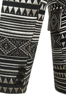 Load image into Gallery viewer, Black White Notched Lapel Men's Blazer