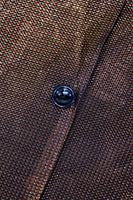 Load image into Gallery viewer, Sparkly Brown One Button Shawl Lapel Men's Blazer