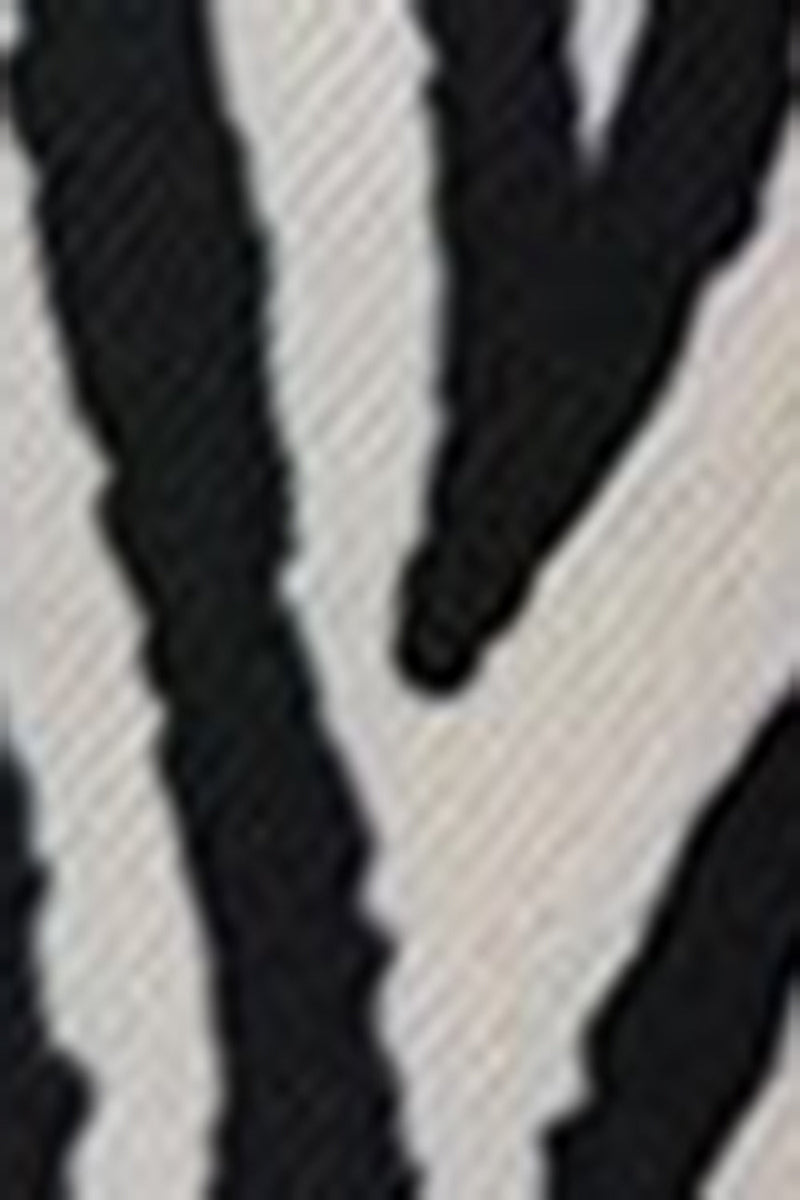 Load image into Gallery viewer, Black and White Printed Notched Lapel Men's Blazer