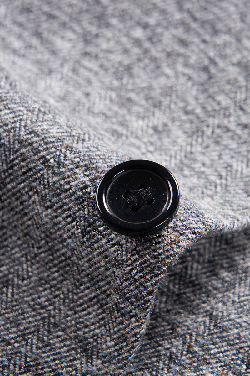 Load image into Gallery viewer, Grey Double Breasted 3 Pieces Men's Suit