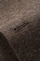 Load image into Gallery viewer, Brown 3 Pieces Men's Suit Slim Fit Groomsmen Suit