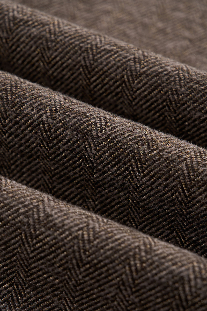 Load image into Gallery viewer, Brown 3 Pieces Men's Suit Slim Fit Groomsmen Suit