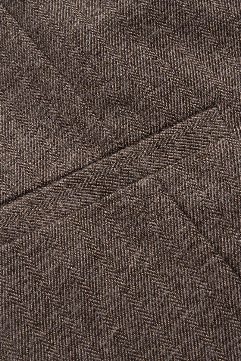 Load image into Gallery viewer, Brown 3 Pieces Men's Suit Slim Fit Groomsmen Suit