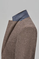 Load image into Gallery viewer, Brown 3 Pieces Men's Suit Slim Fit Groomsmen Suit