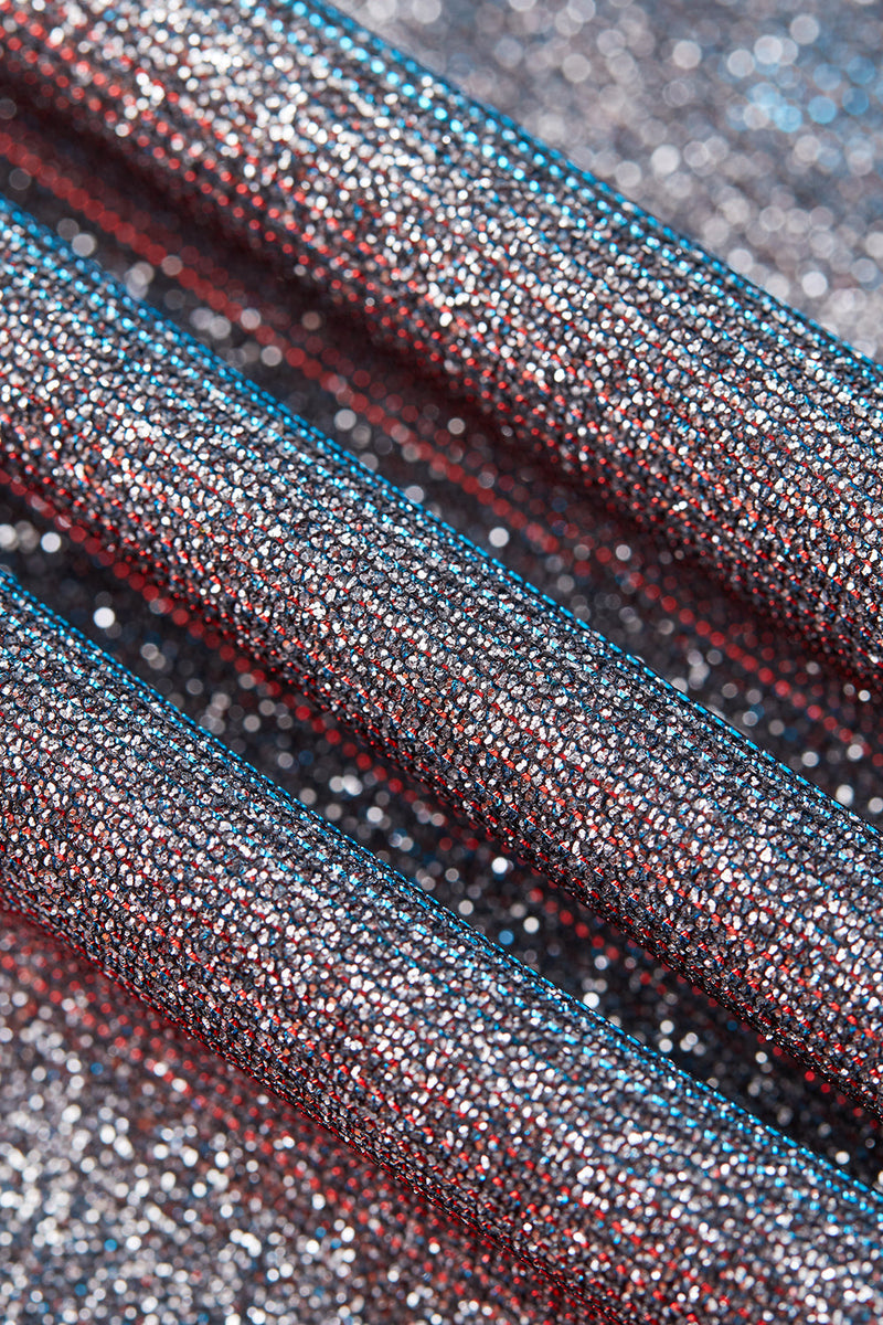 Load image into Gallery viewer, Sparkly Royal Blue Single Breasted 2 Piece Men's Prom Suit