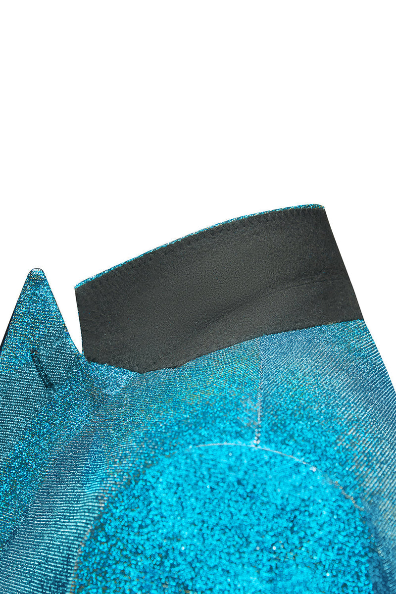 Load image into Gallery viewer, Sparkly Royal Blue Single Breasted 2 Piece Men's Prom Suit