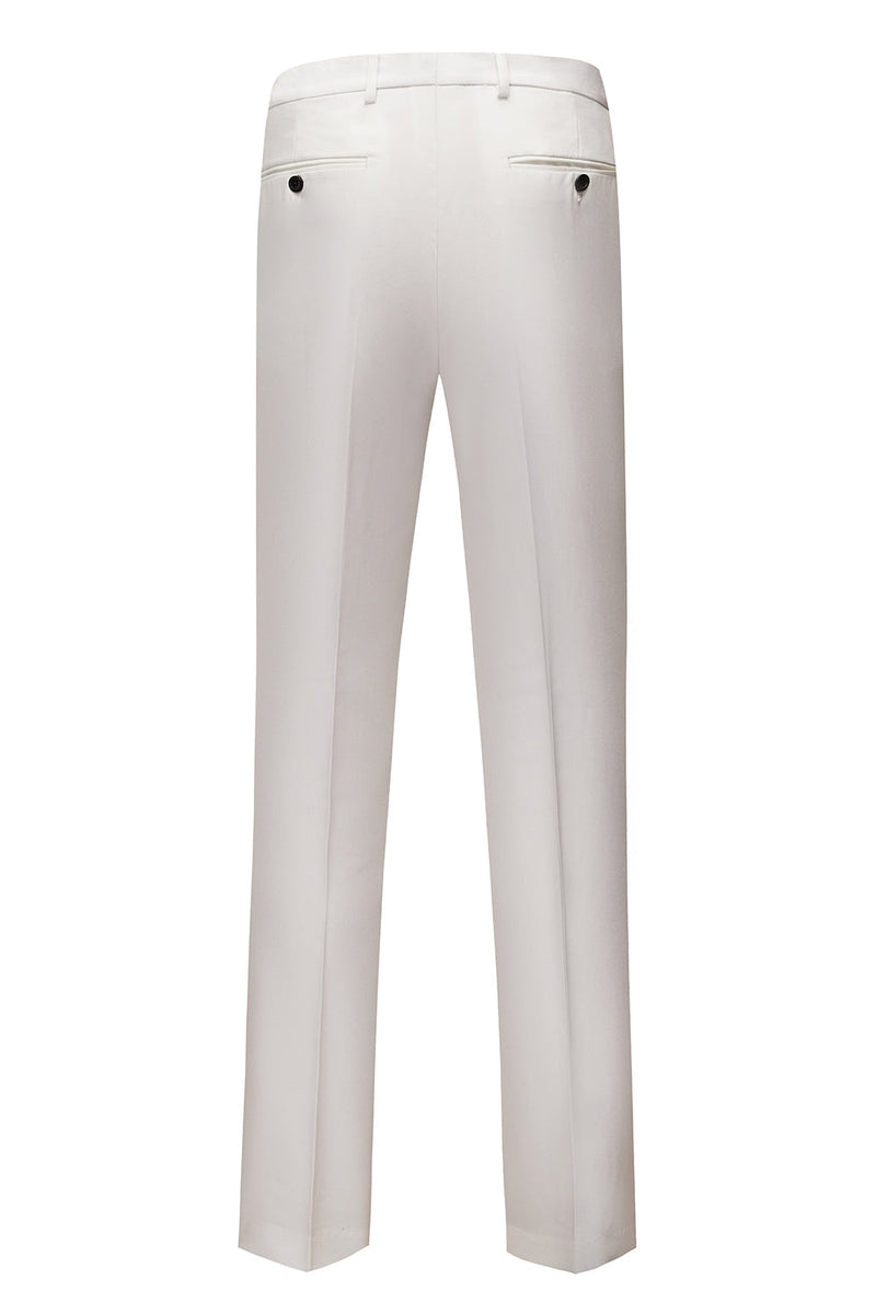 Load image into Gallery viewer, White Shawl Lapel 3 Pieces Men's Suits