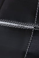 Load image into Gallery viewer, Dark Blue Jacquard 2 Pieces Shawl Lapel Men's Suits