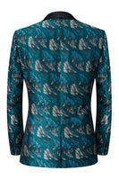 Load image into Gallery viewer, Peacock Green Shawl Lapel 2 Pieces Men's Suits