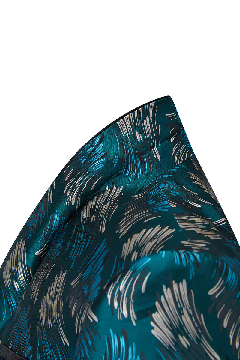 Load image into Gallery viewer, Peacock Green Shawl Lapel 2 Pieces Men's Suits