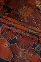 Load image into Gallery viewer, Brown Jacquard Shawl Lapel Men's 2 Pieces Suits