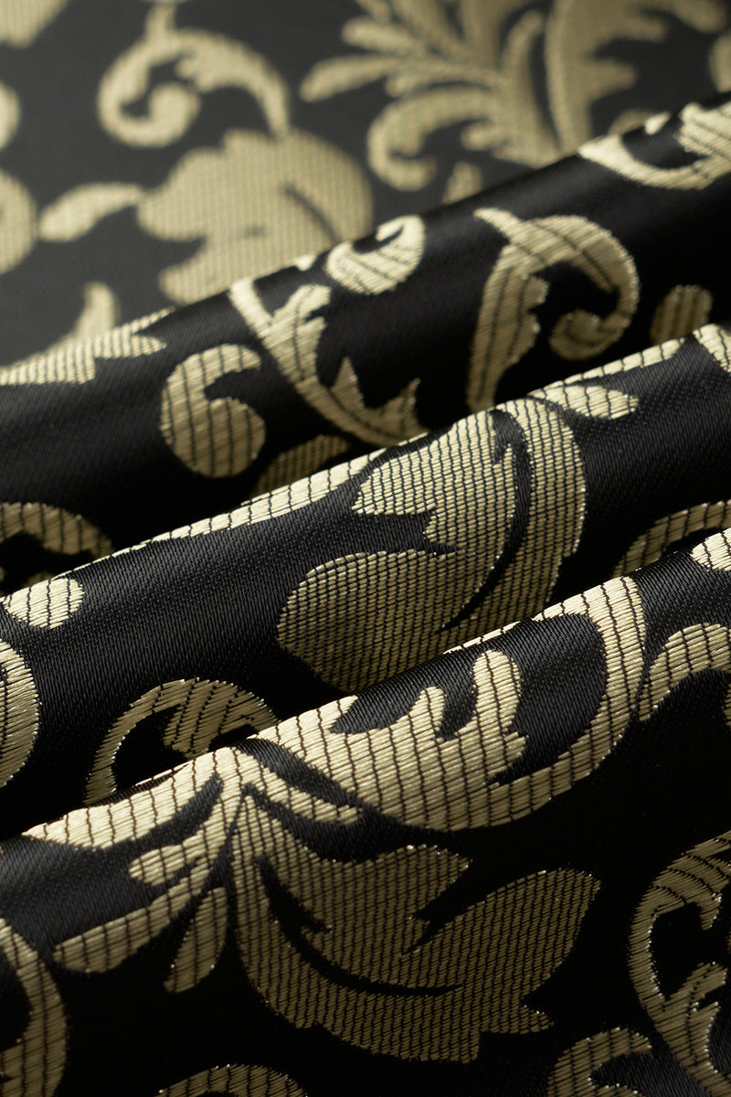 Load image into Gallery viewer, Golden Jacquard Shawl Lapel Men's Blazer