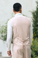 Load image into Gallery viewer, Ivory Peak Lapel 3 Pieces One Button Men's Prom Suits