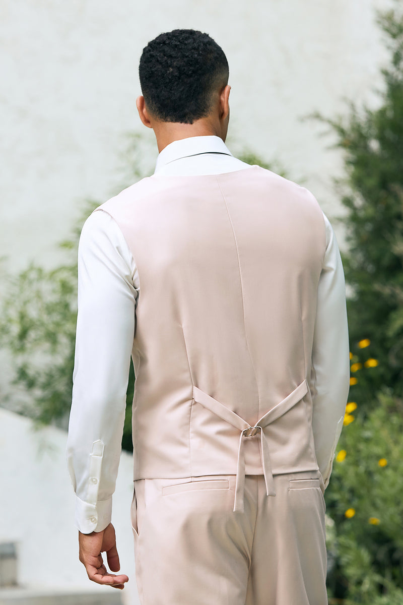 Load image into Gallery viewer, Ivory Peak Lapel 3 Pieces One Button Men's Prom Suits