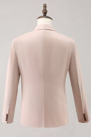 Load image into Gallery viewer, Ivory Peak Lapel One Button 3 Piece Prom Suits