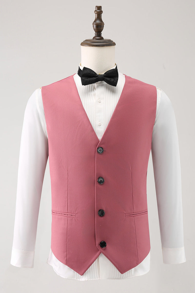 Load image into Gallery viewer, Coral Notched Lapel 3 Piece Single Breasted Men's Prom Suits