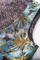 Load image into Gallery viewer, Grey Blue 2 Piece Shawl Lapel One Button Men's Suits