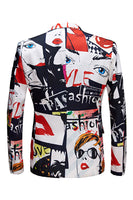 Load image into Gallery viewer, Notch Lapel White 2 Piece One Button Men's Suits