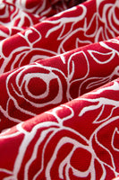 Load image into Gallery viewer, Shawl Lapel Red Rose 2 Piece One Button Men's Suits