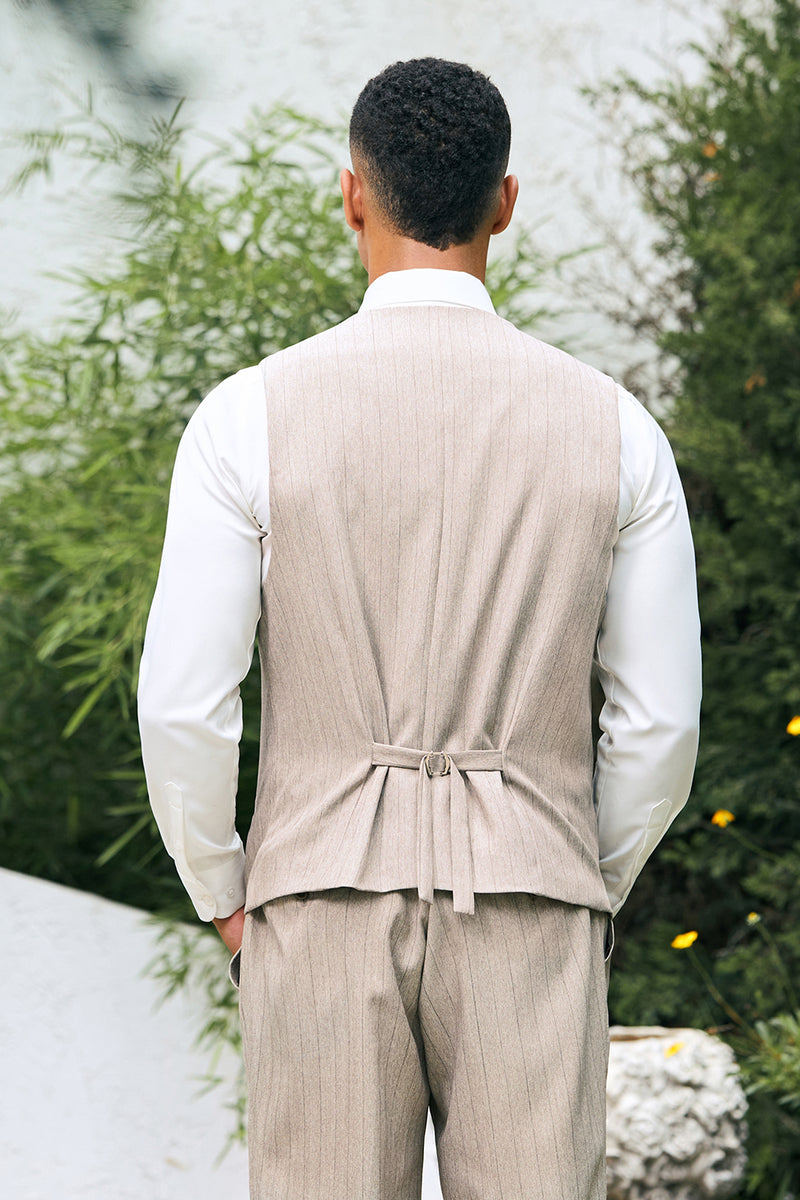 Load image into Gallery viewer, Ivory Peak Lapel 3 Pieces Single Breasted Men's Prom Suits