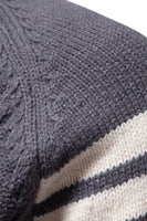 Load image into Gallery viewer, Grey Men's Round Neck Slim Fit Pullover Sweater