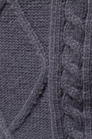 Load image into Gallery viewer, Grey Men's Round Neck Slim Fit Pullover Sweater