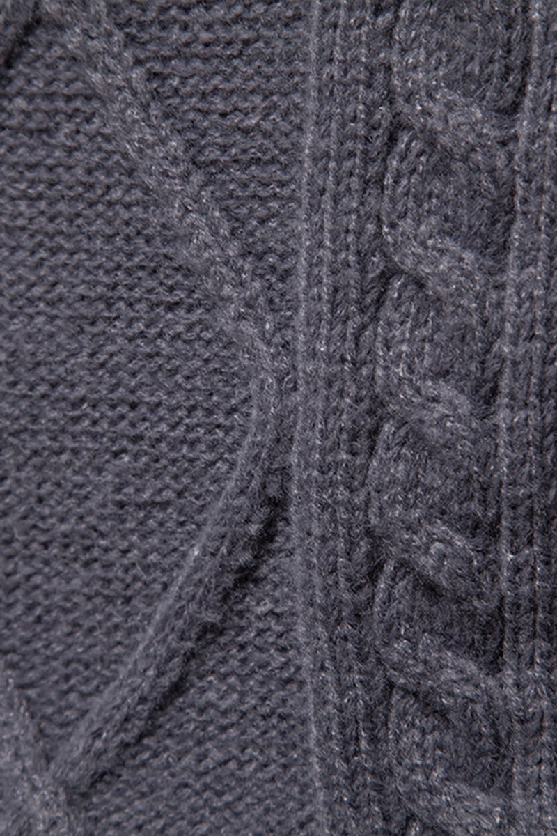 Load image into Gallery viewer, Grey Men's Round Neck Slim Fit Pullover Sweater