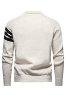 Load image into Gallery viewer, Grey Men's Round Neck Slim Fit Pullover Sweater