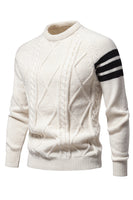 Load image into Gallery viewer, Grey Men's Round Neck Slim Fit Pullover Sweater