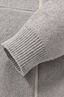 Load image into Gallery viewer, Grey Men's Hooded Cardigan Jacket