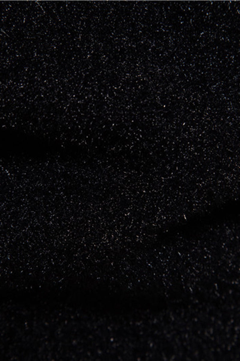 Load image into Gallery viewer, Men's Black Slim-fit Crew Neck Christmas Deer Print Sweater