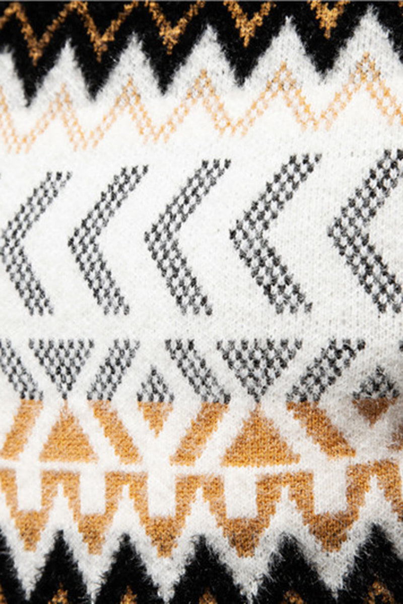 Load image into Gallery viewer, Black Colorblock Round Neck Slim Fit Men's Sweater Top