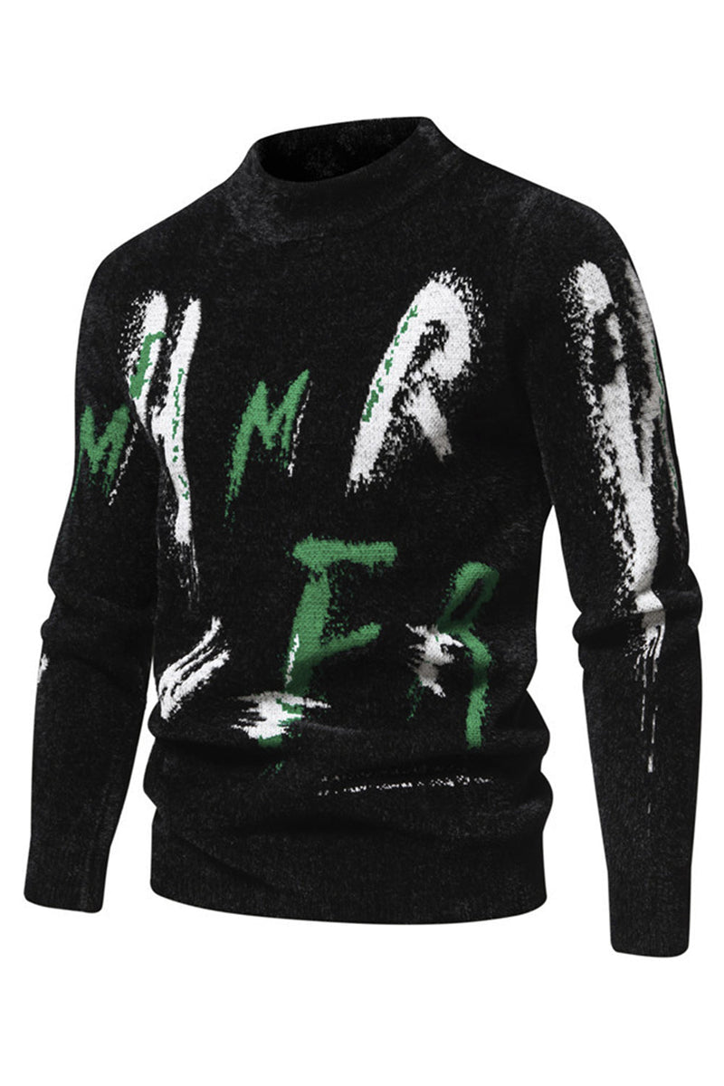 Load image into Gallery viewer, White Round Neck Slim Fit Men's Sweater