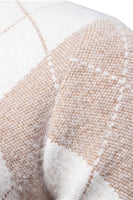 Load image into Gallery viewer, Light Khaki Men's Round Neck Knit Printed Sweater