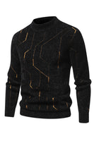Load image into Gallery viewer, Khaki Men's Slim Fit Pullover Knitted Sweater