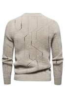 Load image into Gallery viewer, Khaki Men's Slim Fit Pullover Knitted Sweater