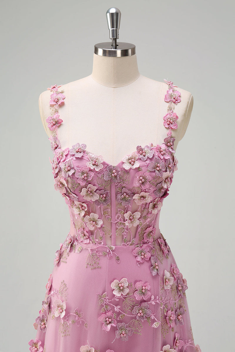 Load image into Gallery viewer, Off The Shoulder Taro Purple A Line Applique Long Prom Dress