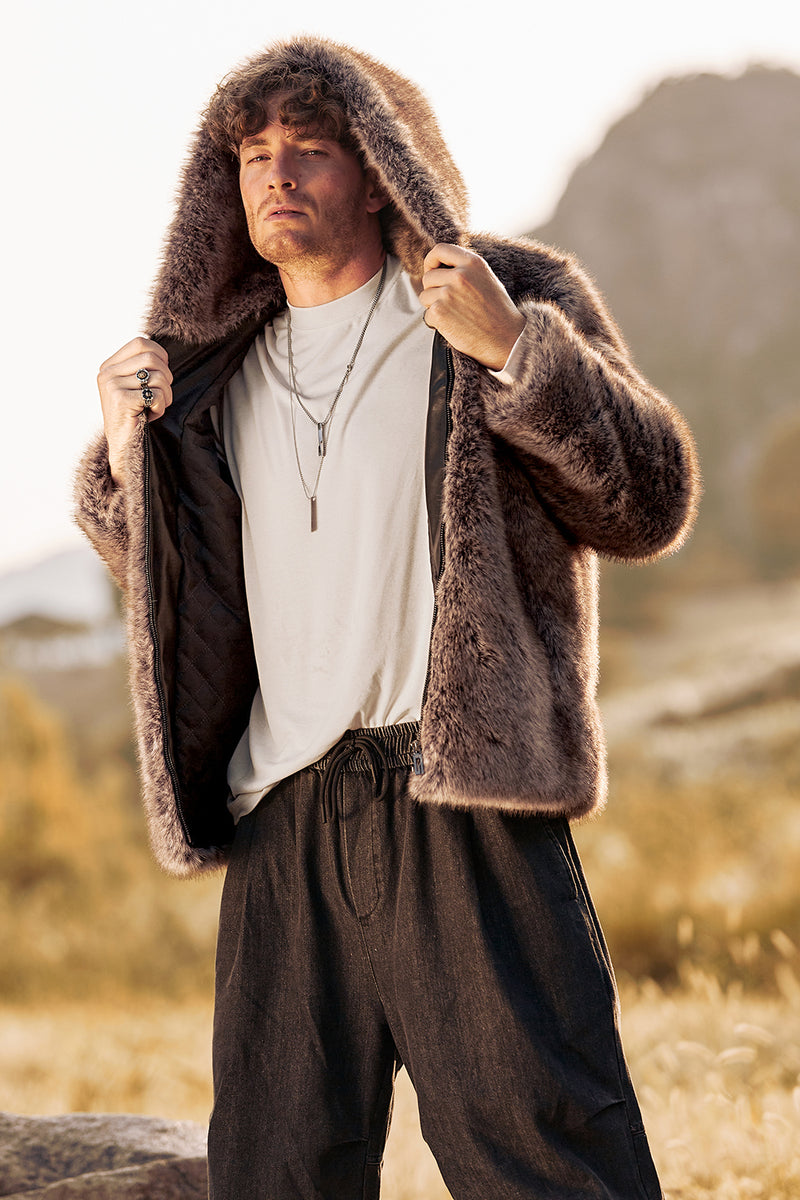 Mink Coat Mens Purple Coat With Fur Violet Chinchilla Fur Jacket