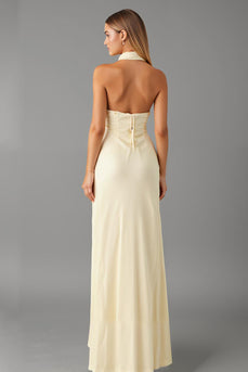 Daffodil V Neck Sheath Chiffon Formal Dress