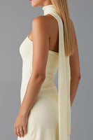 Load image into Gallery viewer, Daffodil Mermaid Chiffon Strapless Evening Dress