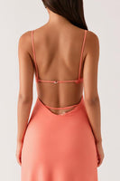 Load image into Gallery viewer, Orange Ankle Length Sheath Evening Dress