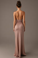 Load image into Gallery viewer, Sunset Spaghetti Straps Sheath Evening Dress
