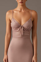 Load image into Gallery viewer, Sunset Spaghetti Straps Sheath Evening Dress