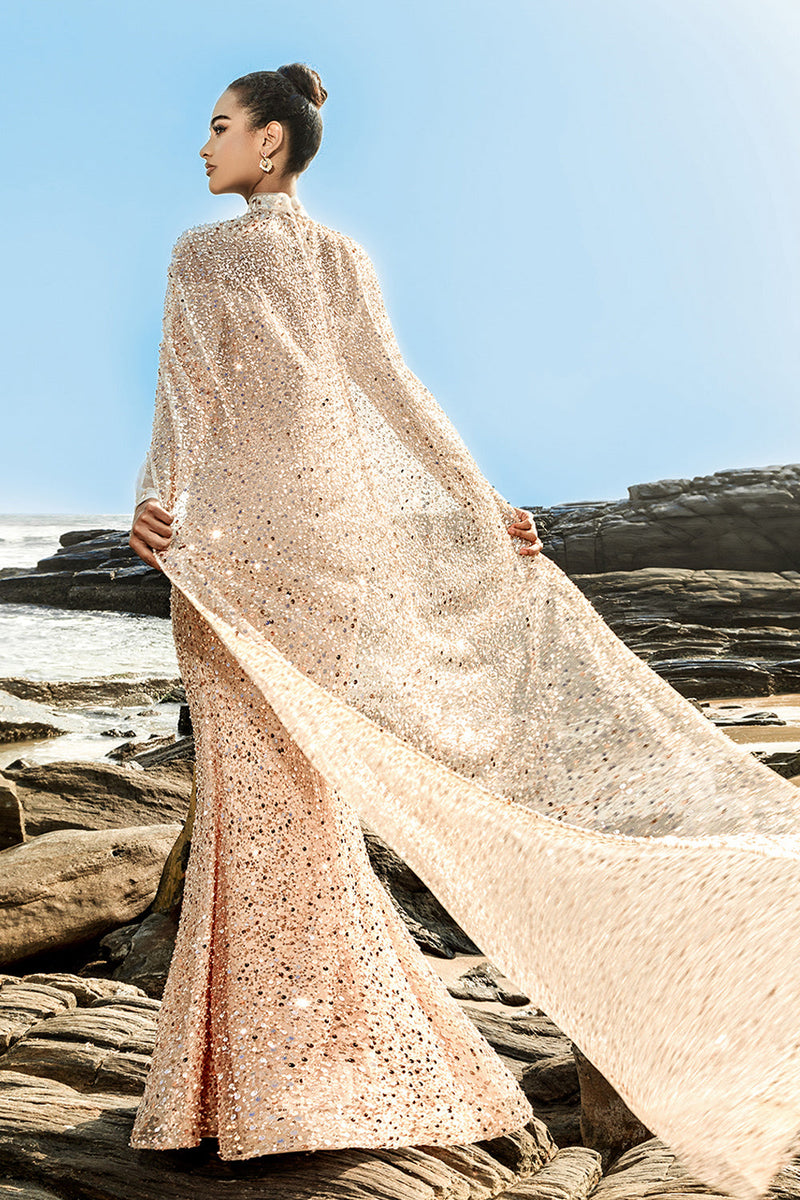 Load image into Gallery viewer, Champagne Off The Shoulder Mermaid Corset Evening Dress