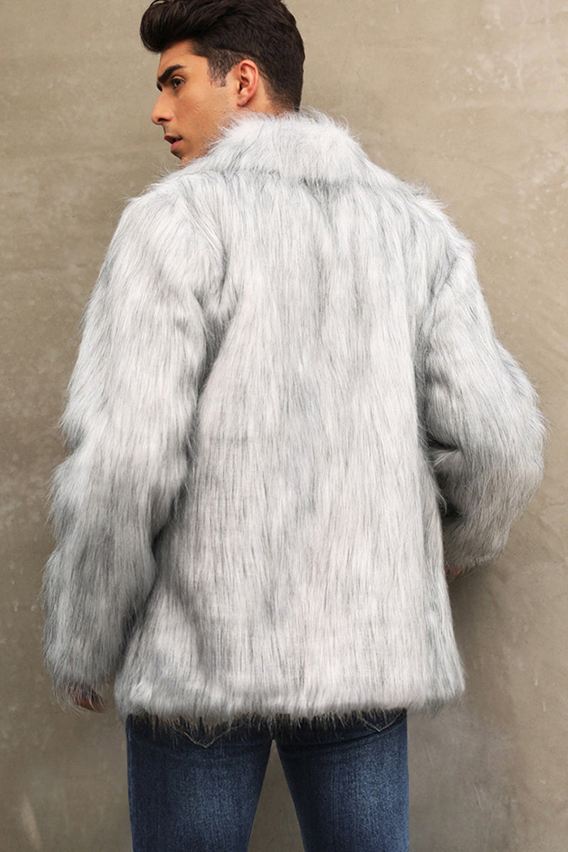 Load image into Gallery viewer, Camel Thicken Lapel Short Faux Fur Coat