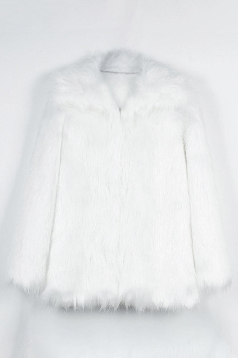 Load image into Gallery viewer, Camel Thicken Lapel Short Faux Fur Coat