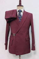 Load image into Gallery viewer, Navy Notched Lapel 2 Pieces Slim Fit Men's Formal Suits