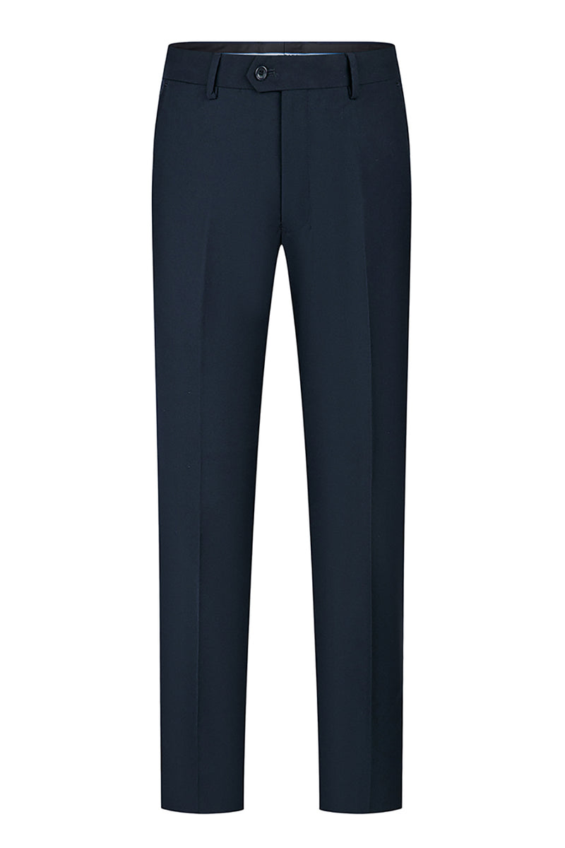 Load image into Gallery viewer, Stand Collar Jacquard Black 3 Pieces Prom Suits