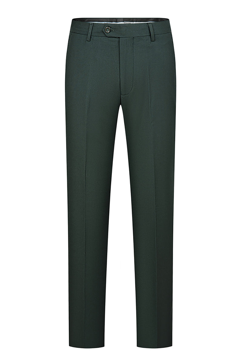 Load image into Gallery viewer, Dark Green Jacquard Shawl Lapel 3 Pieces Prom Suits